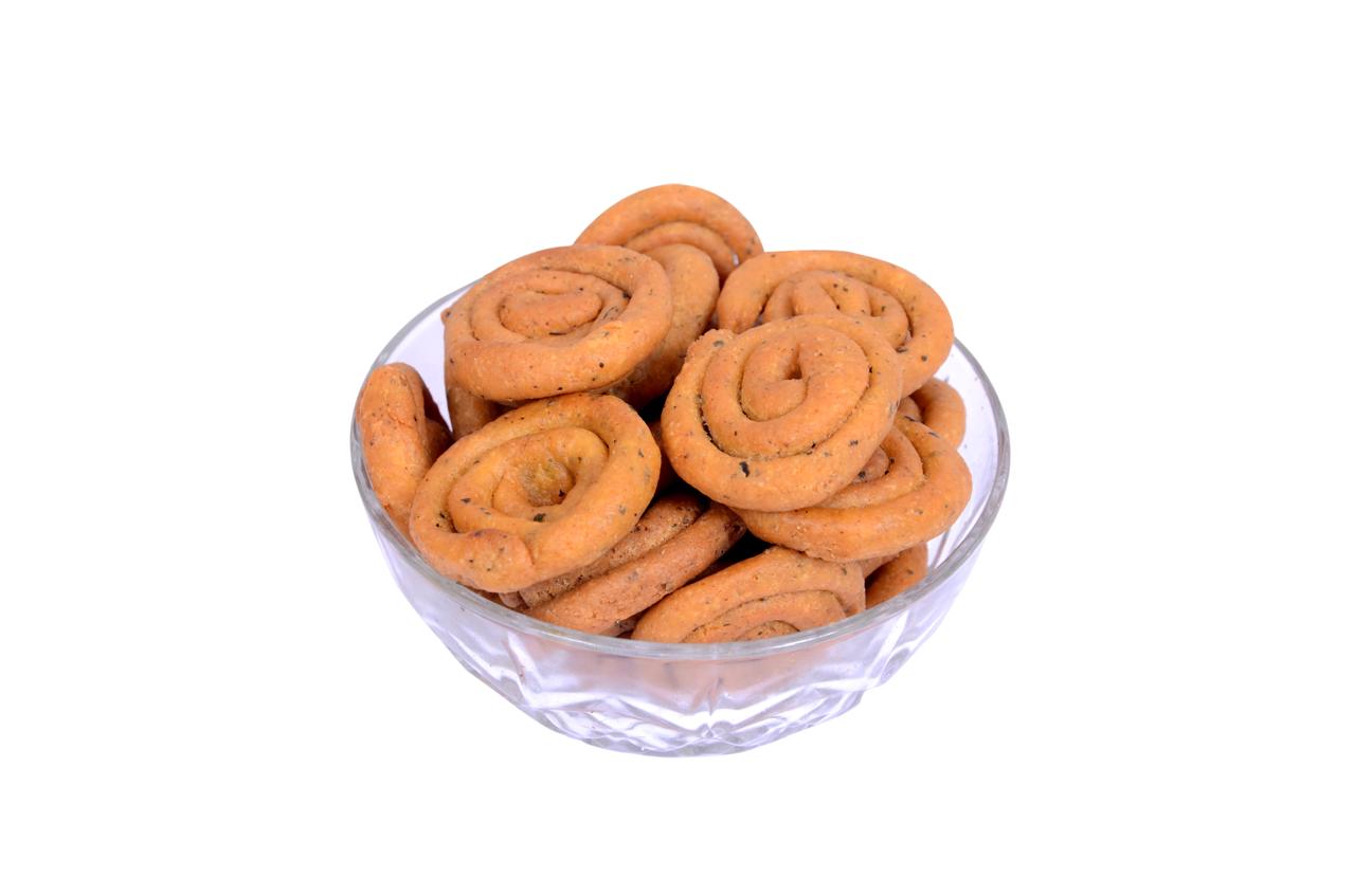 Kodubale With Garlic Homemade Snack